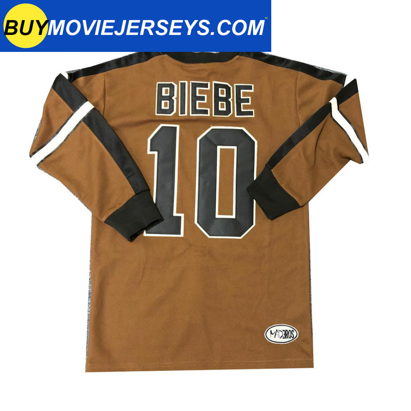 Mystery Alaska Movie John Biebe Captain #10 Hockey Jersey