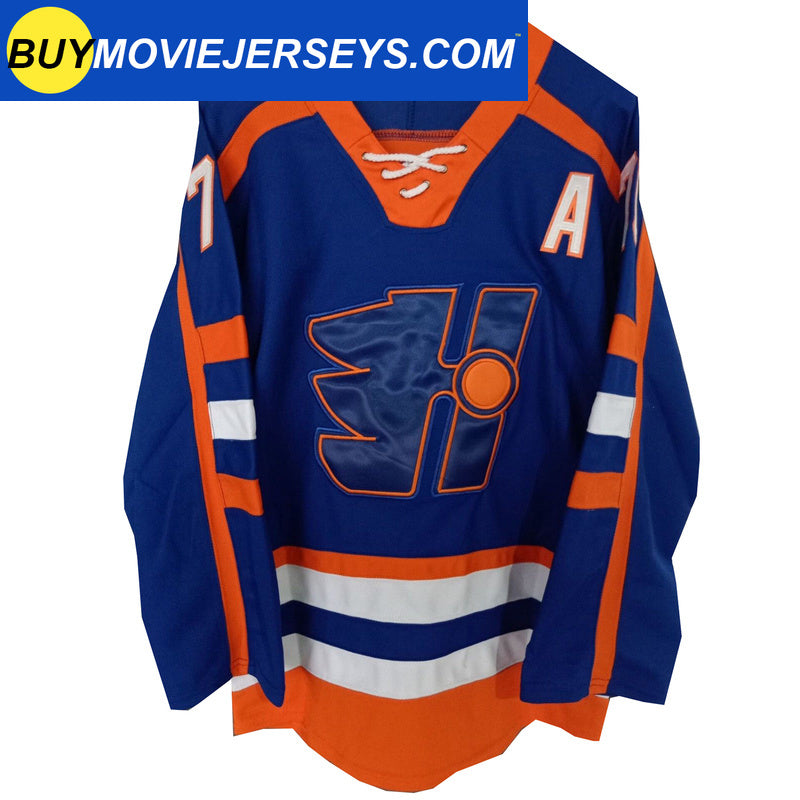 Custom XAVIER LAFLAMME GOON Jersey #70 Blue Hockey Jersey