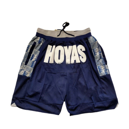 Hoyas Basketball Shorts Sports Pants with Pockets for Daily Wear