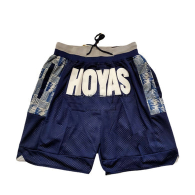 Hoyas Basketball Shorts Sports Pants with Pockets for Daily Wear