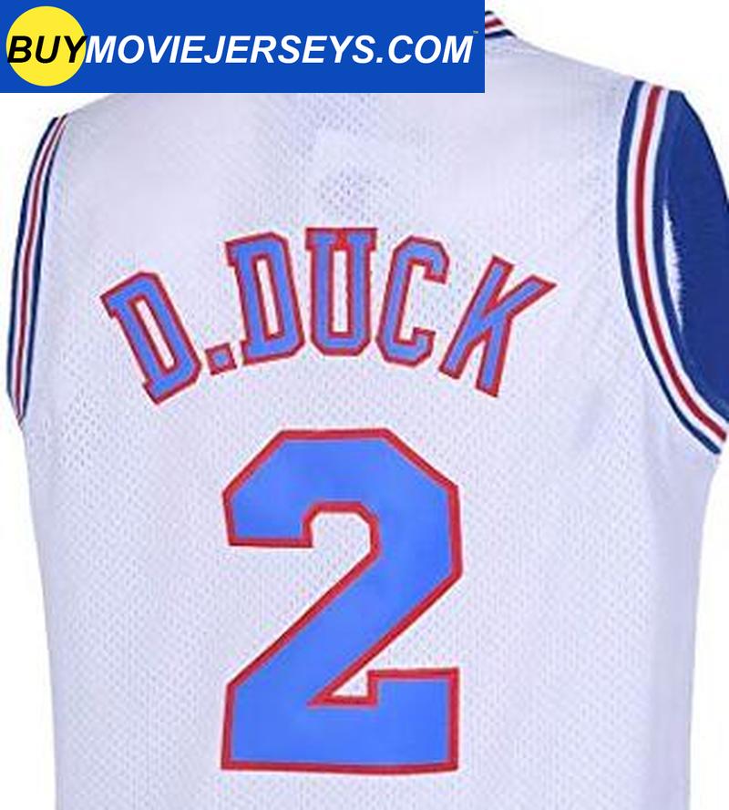 Space Jam Movie Basketball Jersey Tune Squad # 2 D.DUCK