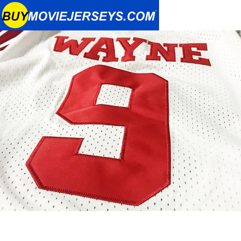 A Different World DWAYNE WAYNE  #9 HILLMAN COLLEGE  Basketball Movie Jersey White Color