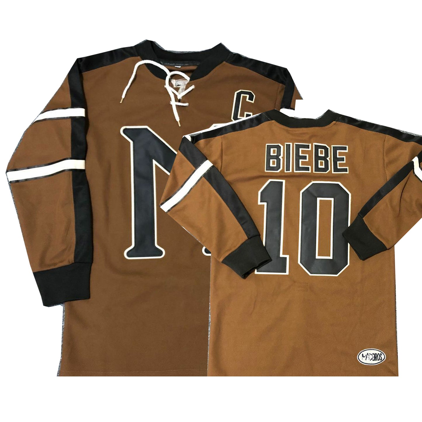 Mystery Alaska Movie John Biebe Captain #10 Hockey Jersey