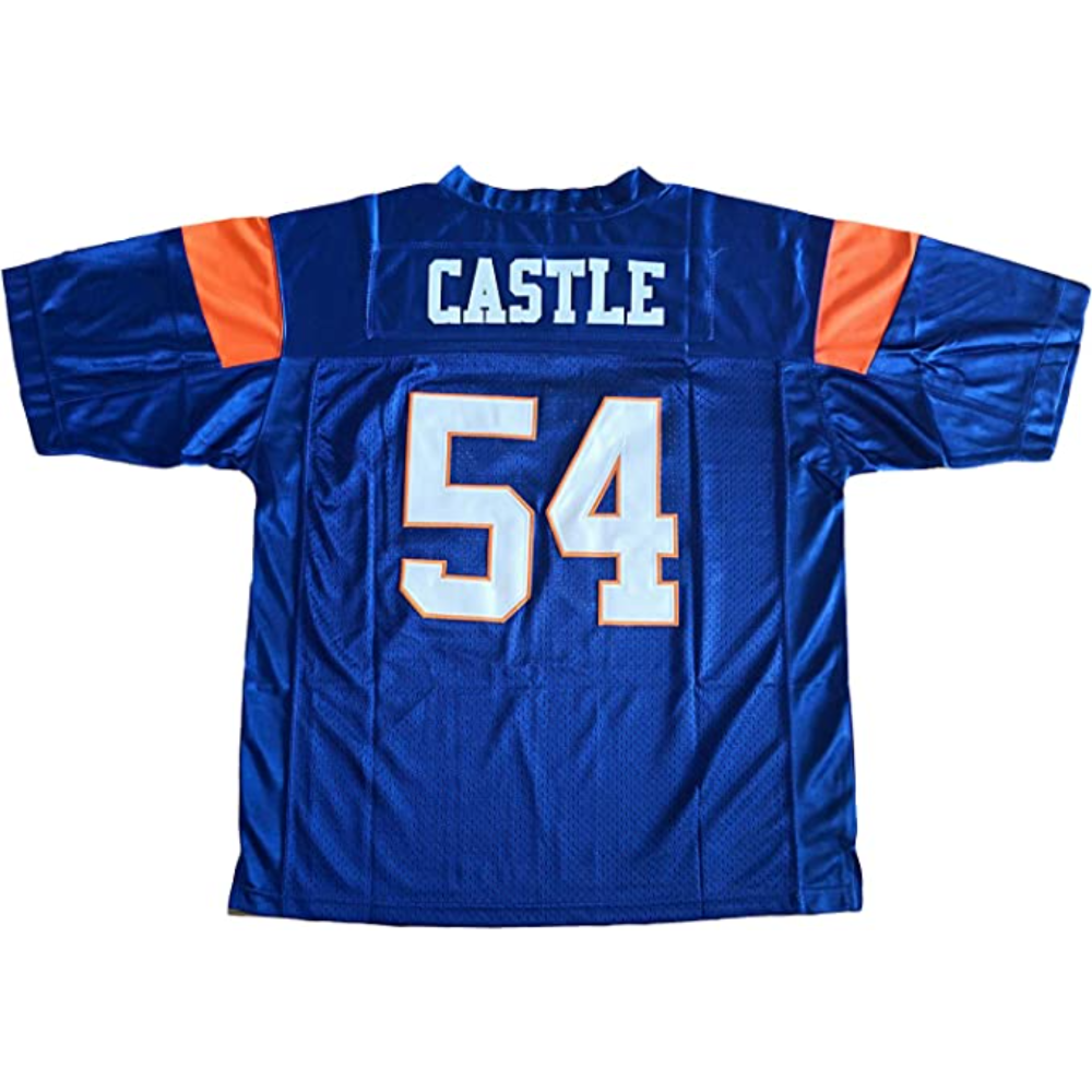 Blue Mountain State #54 Thad Castle Football Jersey Blue