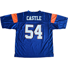Load image into Gallery viewer, Blue Mountain State #54 Thad Castle Football Jersey Blue