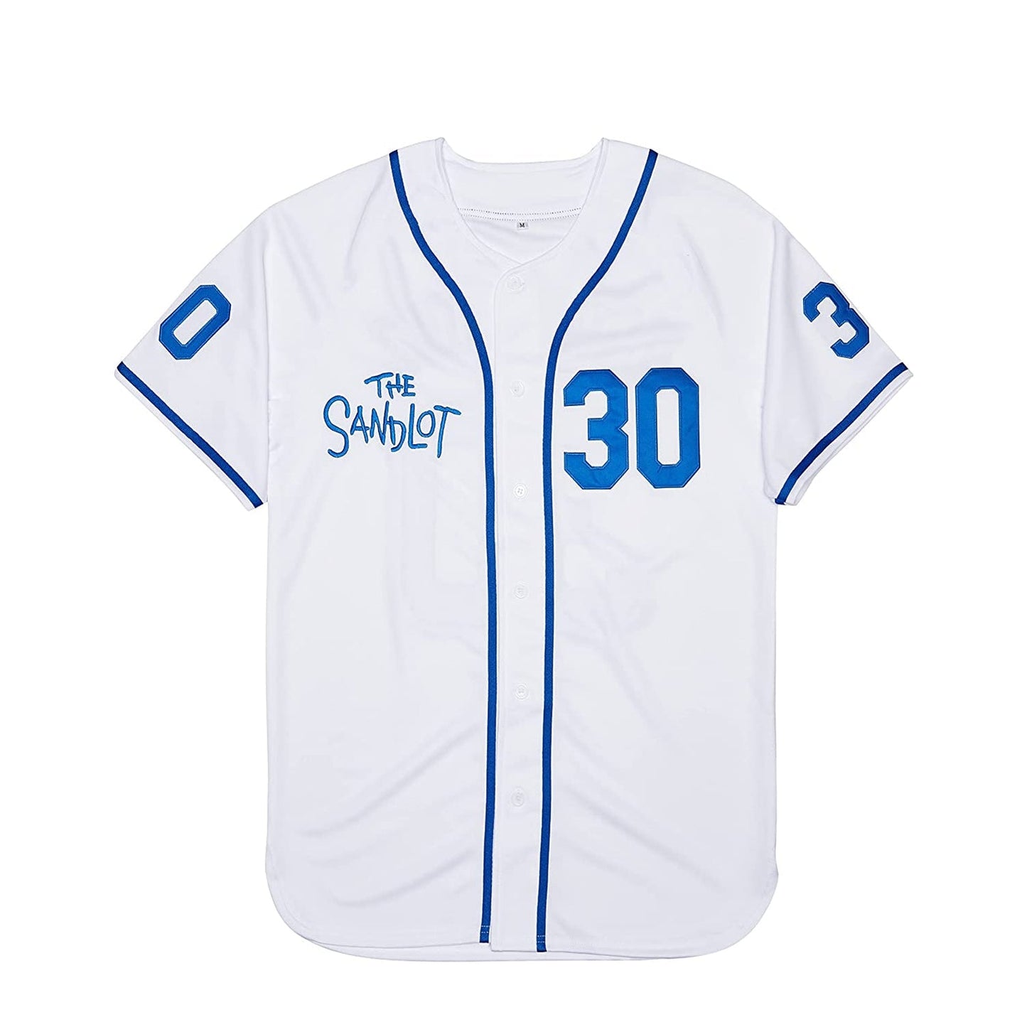 The Sandlot Benny Rodriguez #30 Men Stitched Movie Baseball Jersey White Color