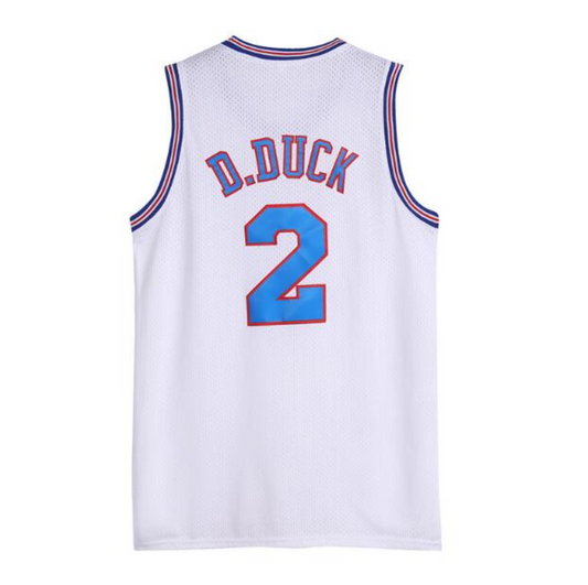 Space Jam Movie Basketball Jersey Tune Squad # 2 D.DUCK