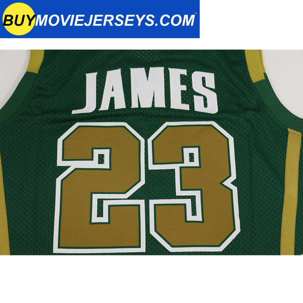 Lebron James High School Jersey - Irish Basketball Jersey