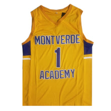 Load image into Gallery viewer, Cade Cunningham Montverde Academy #1 High School Basketball Jersey Yellow