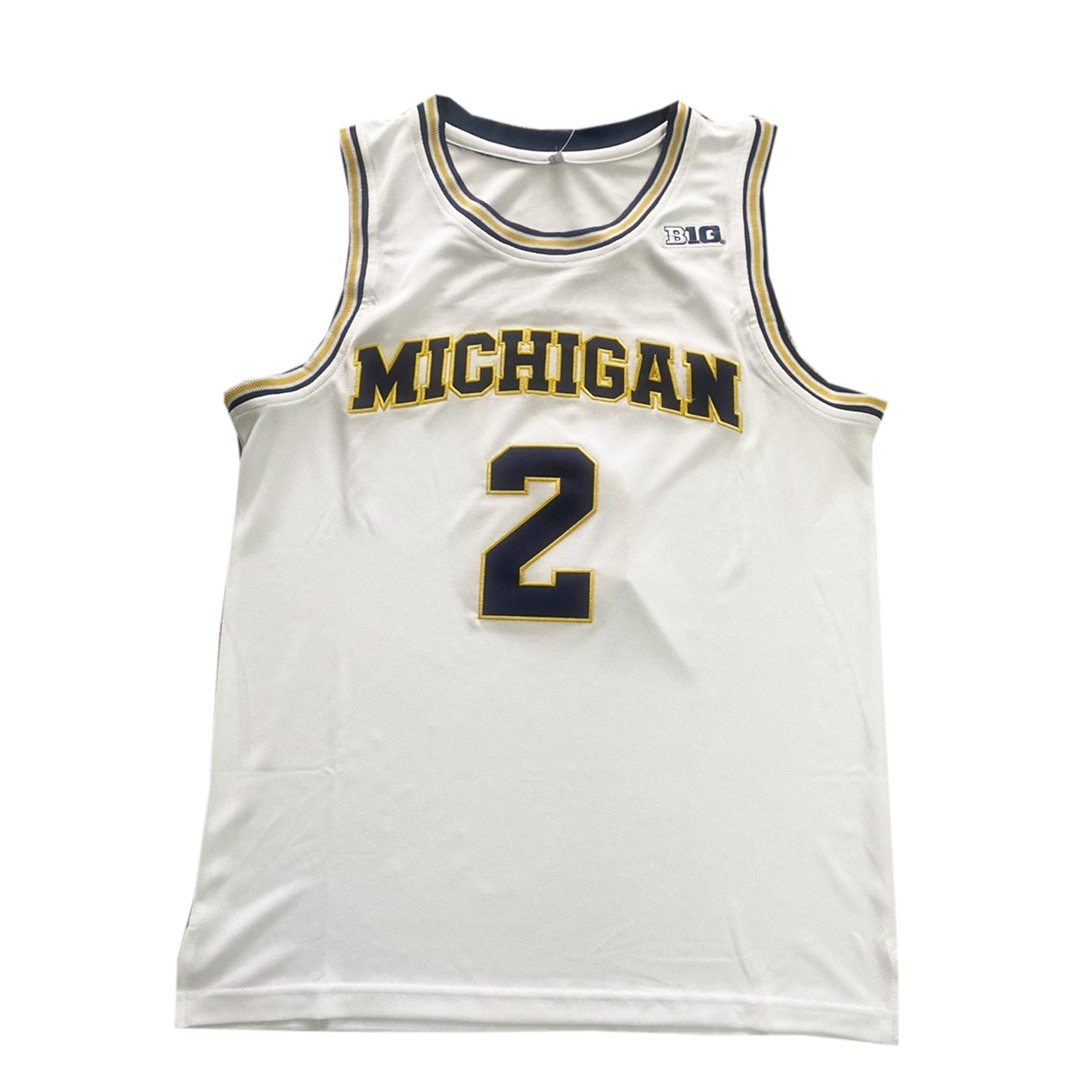 Michigan Wolverines #2 Jordan Poole College Jersey White