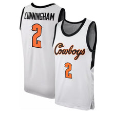 Load image into Gallery viewer, Cade Cunningham #2 Oklahoma State Basketball Jersey Throwback Jerseys -White