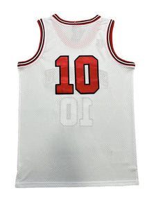Slam Dunk Basketball Shohoku Basketball Jersey Team Cosplay #4 #7 #11 #10 #14 Premium Stitched