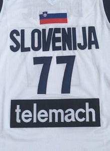 Luka Doncic #77 Slovenia Euroleague Basketball Jersey