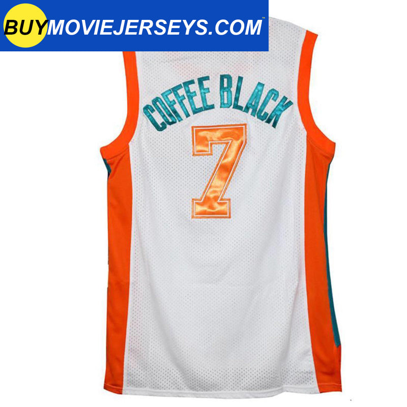 Semi-Pro Flint Tropics COFFEE BLACK #7  Basketball Movie Jersey