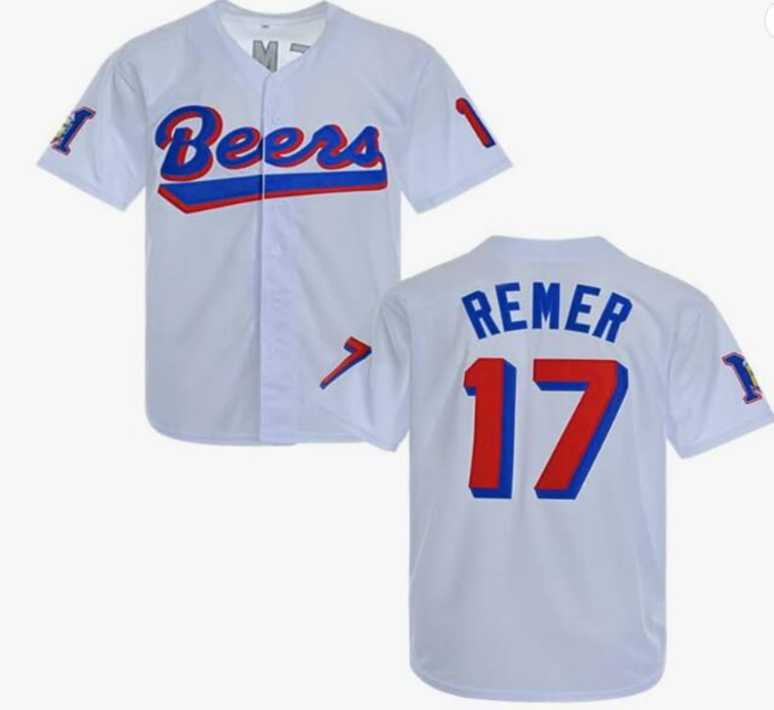 REMER #17 Milwaukee Beers BASEBALL JERSEY