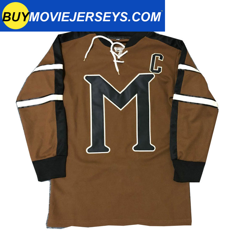 Mystery Alaska Movie John Biebe Captain #10 Hockey Jersey