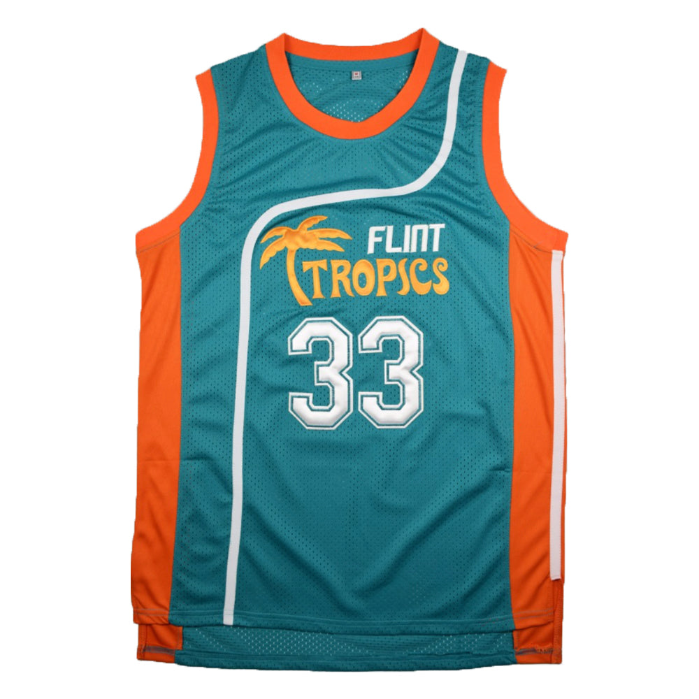 Coffee Black #7 Flint Tropics Basketball Jersey S/M