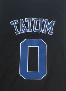 Jayson Tatum #0 Duke Basketball Jersey College - Black