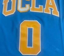 Load image into Gallery viewer, Retro Throwback  RUSSELL WESTBROOK #0 UCLA COLLEGE BASKETBALL JERSEY Blue