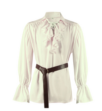 Load image into Gallery viewer, Adult Pirate Shirt Victorian Tops Medieval Renaissance Halloween Costume
