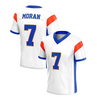 Alex Moran #7 Blue Mountain State Football Jersey White