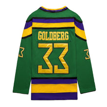 Load image into Gallery viewer, The Mighty Ducks Movie Hockey Jersey Greg Goldberg  # 33 Goalie
