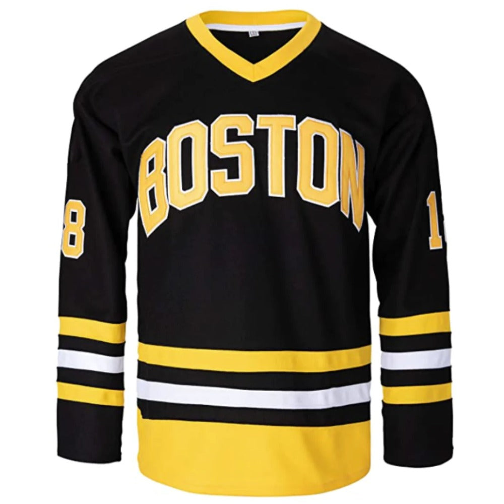 Happy Gilmore 1996 Movie #18 Boston Adam Sandler Ice Hockey Jersey