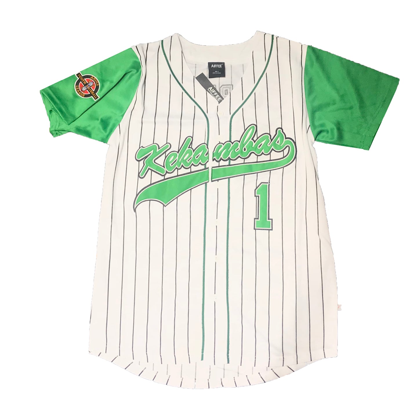 HARD BALL Movie Jerseys G-Baby #1 Kekambas Baseball Jersey