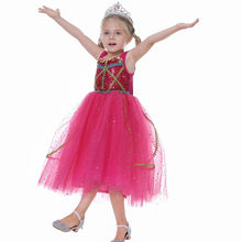Load image into Gallery viewer, Girls Princess Jasmine Costume Kids Halloween Party Fancy Dress Up Birthday Gift