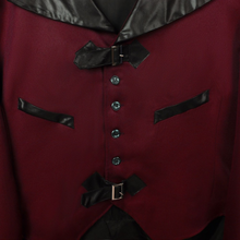 Load image into Gallery viewer, Men Gothic Victorian Tailcoat Steampunk Vintage Coat Jacket Halloween Cosplay Costume