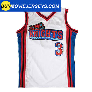 Like Mike Knights Basketball Calvin Cambridge #3 Basketball Movie Jersey