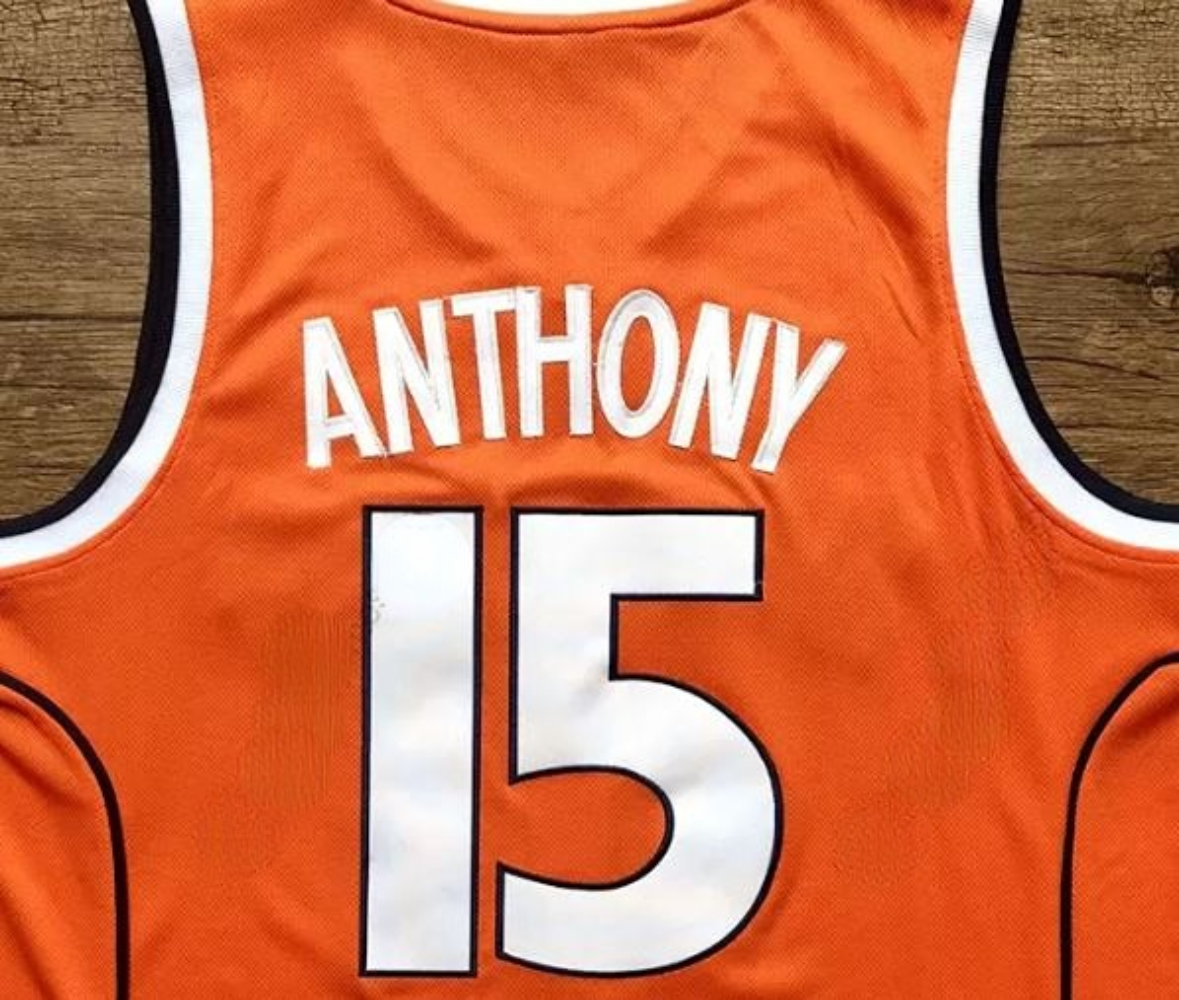 Carmelo Anthony Syracuse #15 Basketball Jersey Orange