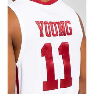 Trae Young #11 Oklahoma College Basketball Jersey White Color