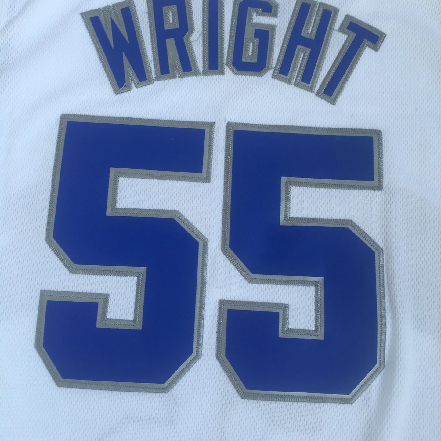 Lorenzen Wright #55 Memphis University Basketball Jersey White