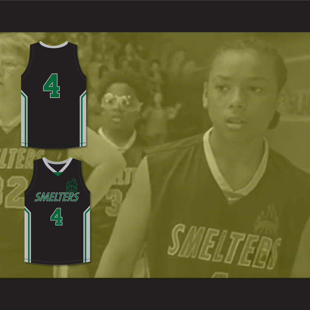 Custom Keith 4 Mt Vernon Junior High School Smelters Rebound Movie Basketball Jersey