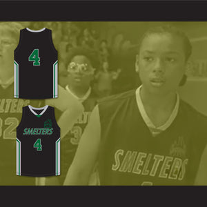 Custom Keith 4 Mt Vernon Junior High School Smelters Rebound Movie Basketball Jersey