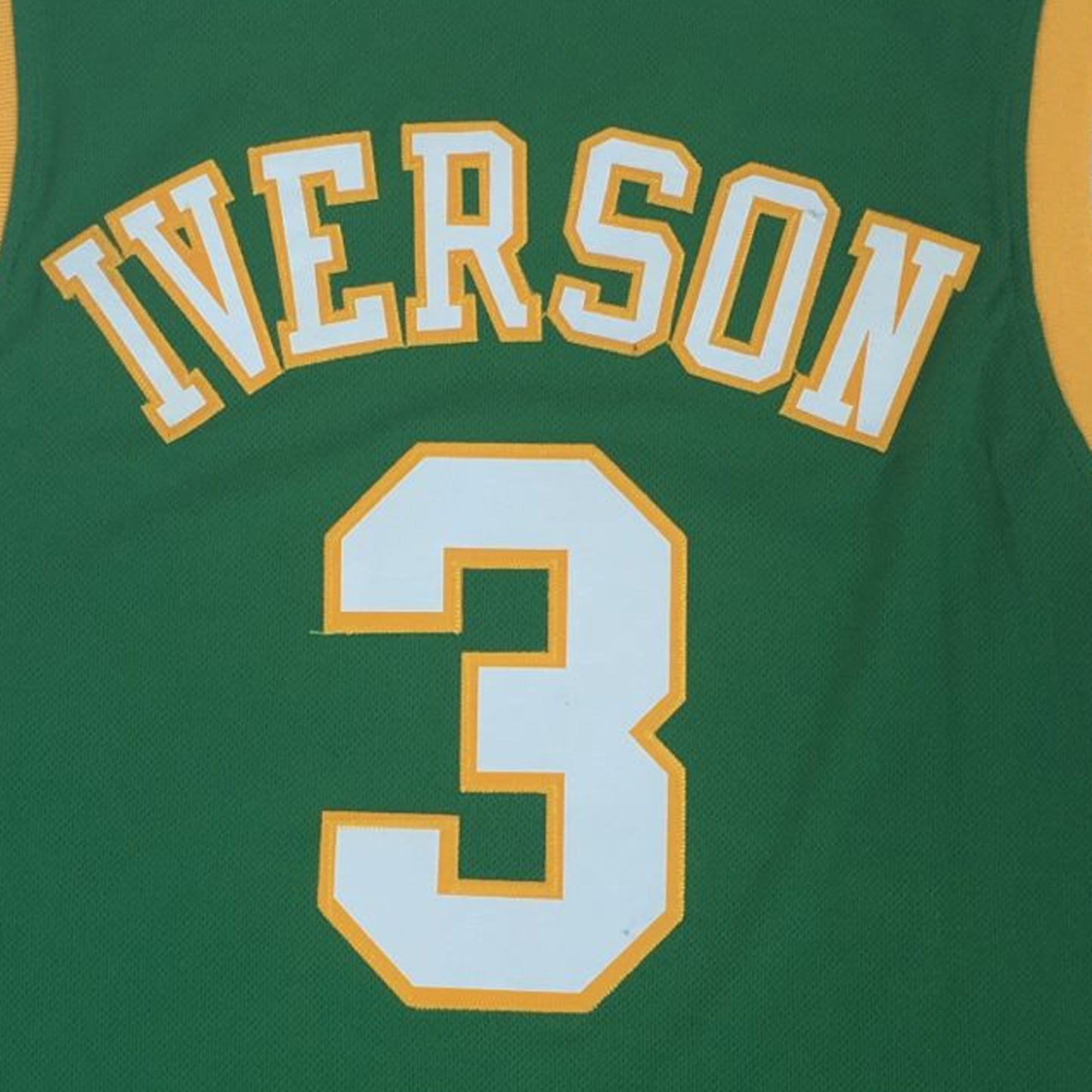 Allen Iverson #3 Bethel High School Basketball Jersey - Green