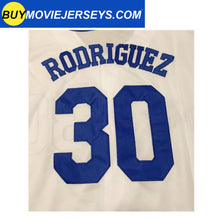 Load image into Gallery viewer, The Sandlot Benny Rodriguez #30 Men Stitched Movie Baseball Jersey White Color