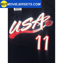Load image into Gallery viewer, Karl Malone #11 USA Dream Team Basketball Jersey Black Color