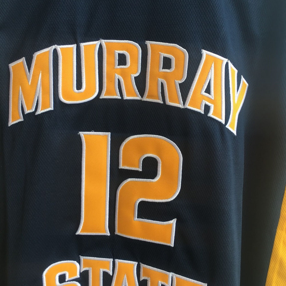 Ja Morant #12 Murray State Basketball Jersey Yellow White DarkBlue 3 Colors