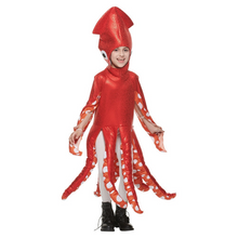 Load image into Gallery viewer, Kids Octopus Costume Sea Life Ocean Animal Girls Boys Halloween Fancy Dress