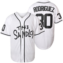 Load image into Gallery viewer, The Sandlot Benny Rodriguez #30 Men Stitched Movie Baseball Jersey