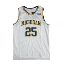 Load image into Gallery viewer, Retro Throwback Juwan Howard #25 Michigan Fab Five Basketball Jersey Two Colors