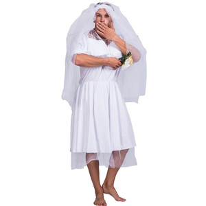 Mens Adult Bride Wedding Stag Do Party Costume Funny Bucks Hens Fancy Dress