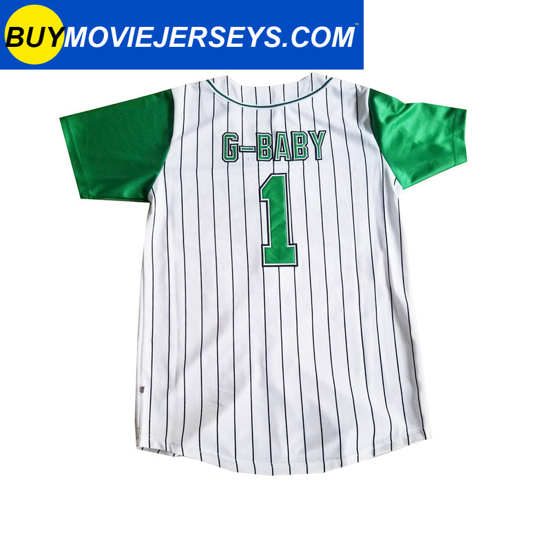 HARD BALL Movie Jerseys G-Baby #1 Kekambas Baseball Jersey