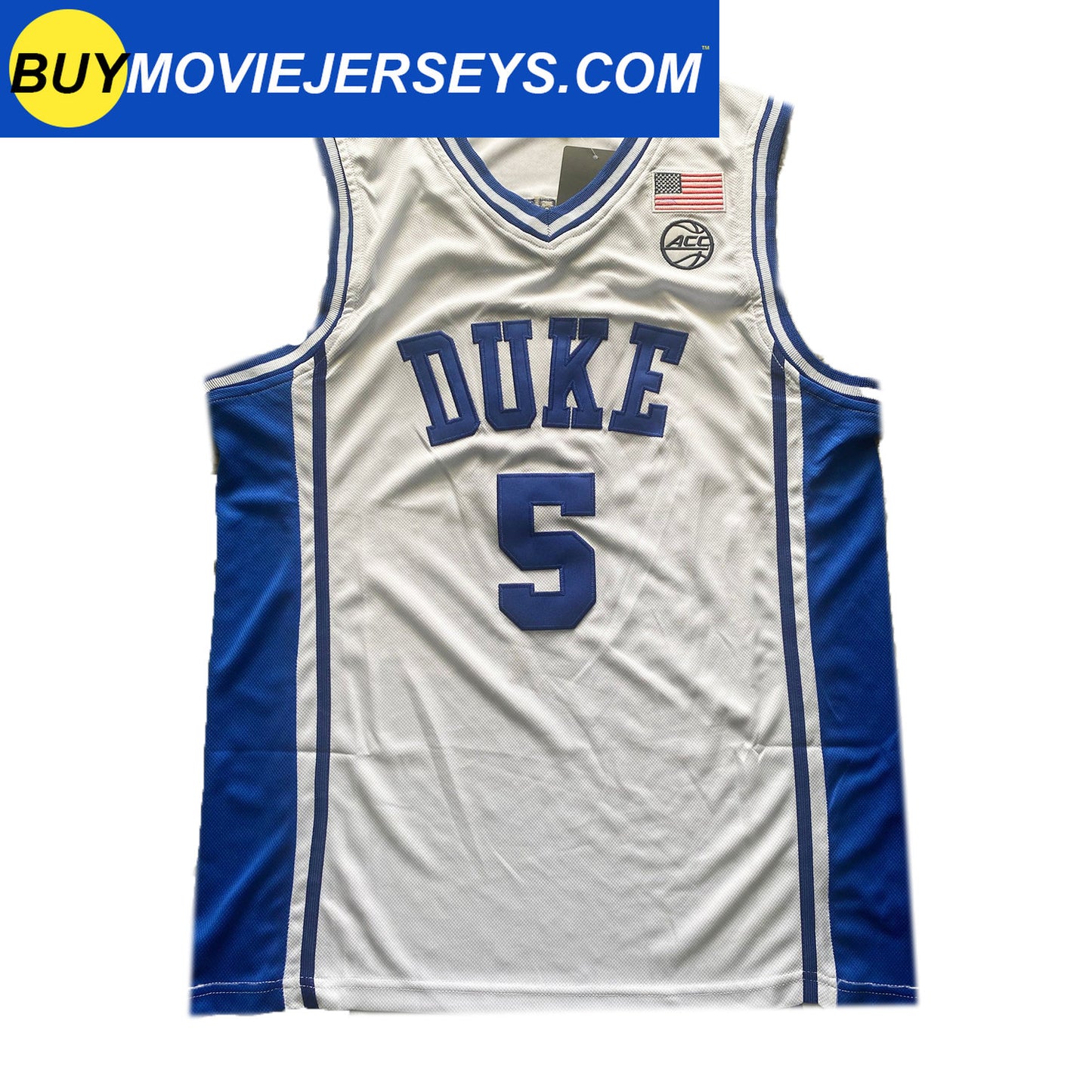 Paolo Banchero #5 Duke College Basketball Jersey -White