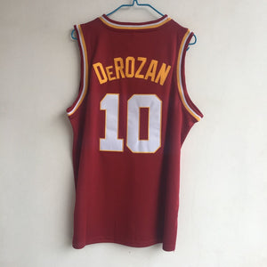 Retro Throwback Custom Demar DeRozan #10 USC Trojans Basketball Jersey