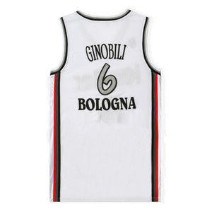 Manu Ginobili #6 Virtus Kinder Bologna Retro Basketball Jersey
