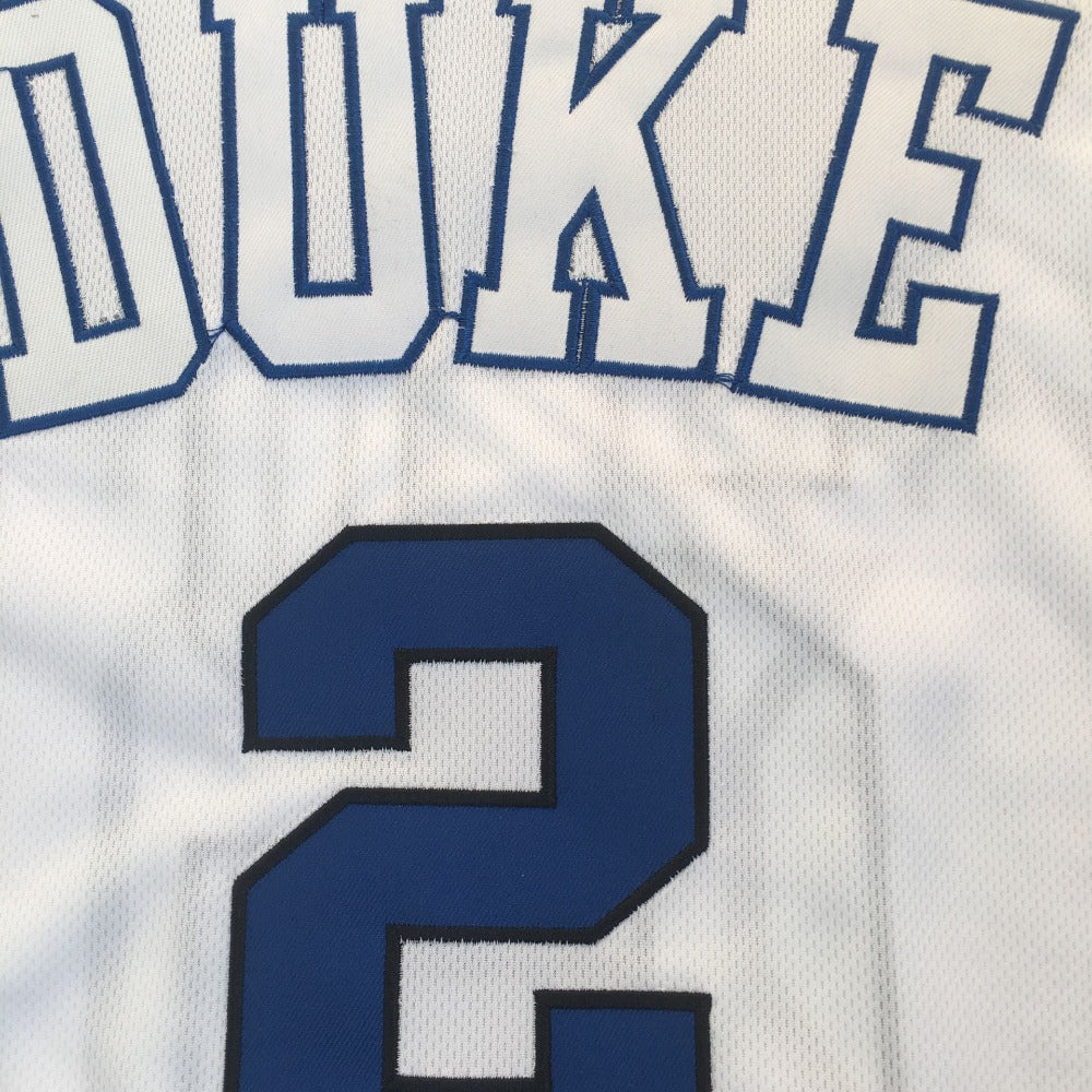 Vintage Cam Reddish #2 Duke College Basketball Jersey -White Embroidered