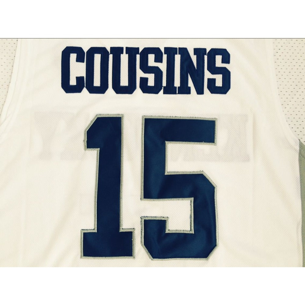 DeMarcus Cousins #15 Kentucky Wildcats Basketball Jersey College Jerseys White